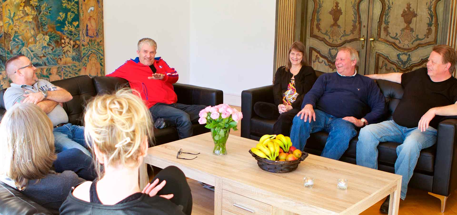 Opholdsstuen på Behandlingscenter Søby Park