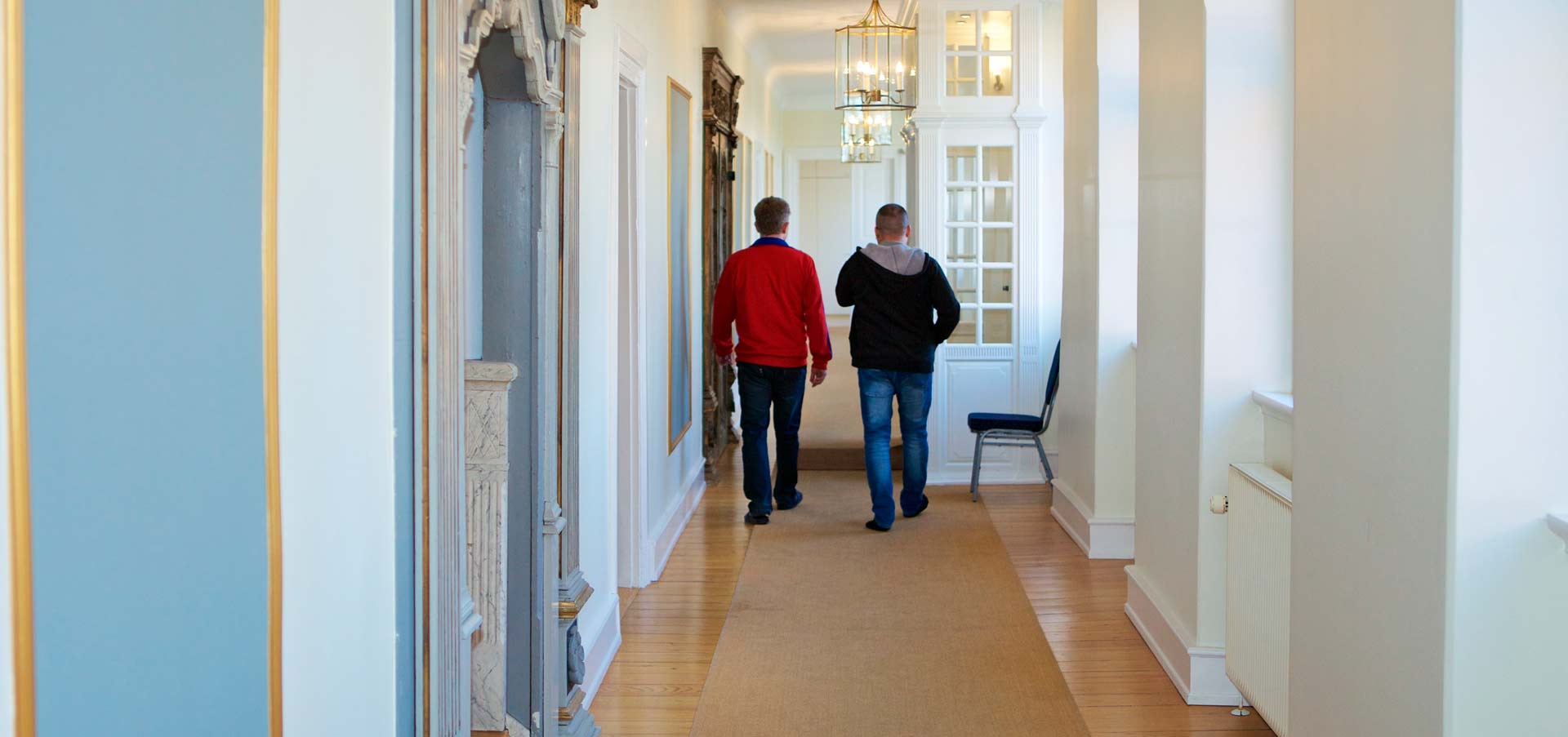 Gang med soveværelser